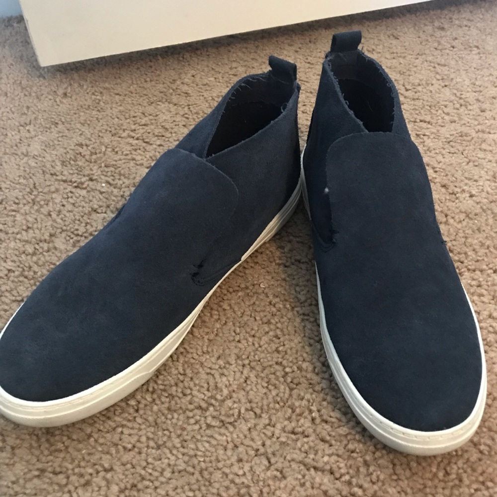 DV navy blue slip on shoes size 7